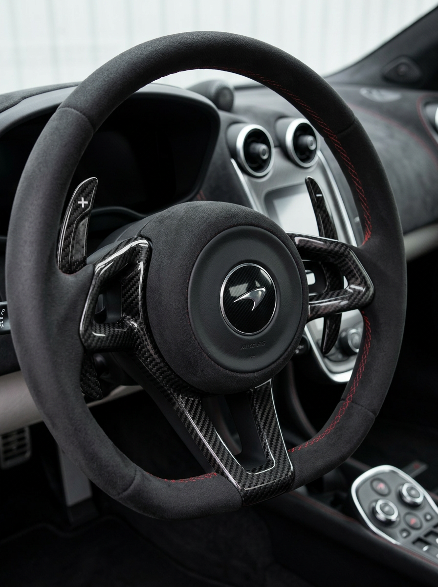 McLaren 540C 570S Spider Dry Carbon Fiber Interior Trim Set OEM Style 2015 - 2019