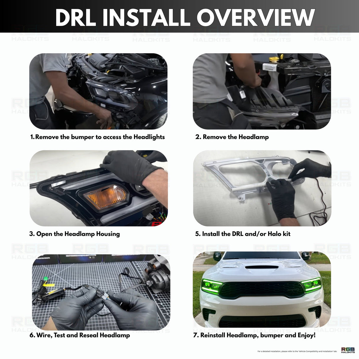 Dodge Durango Multicolor Flow DRL Kit (2021-2026)