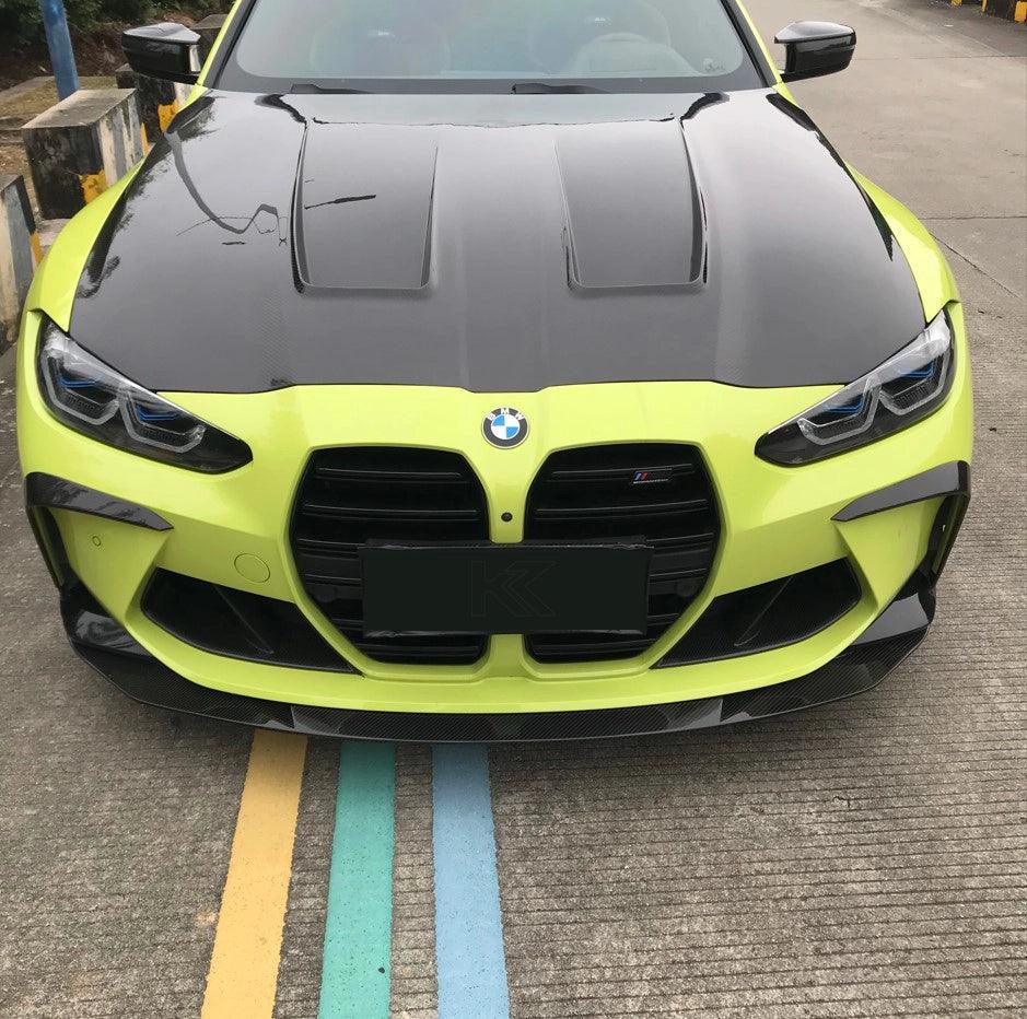 BMW 3 Series G80/G81 M3 & 4 Series G82/G83 M4 Carbon Fiber Front Hood (2019+) - K2 Industries