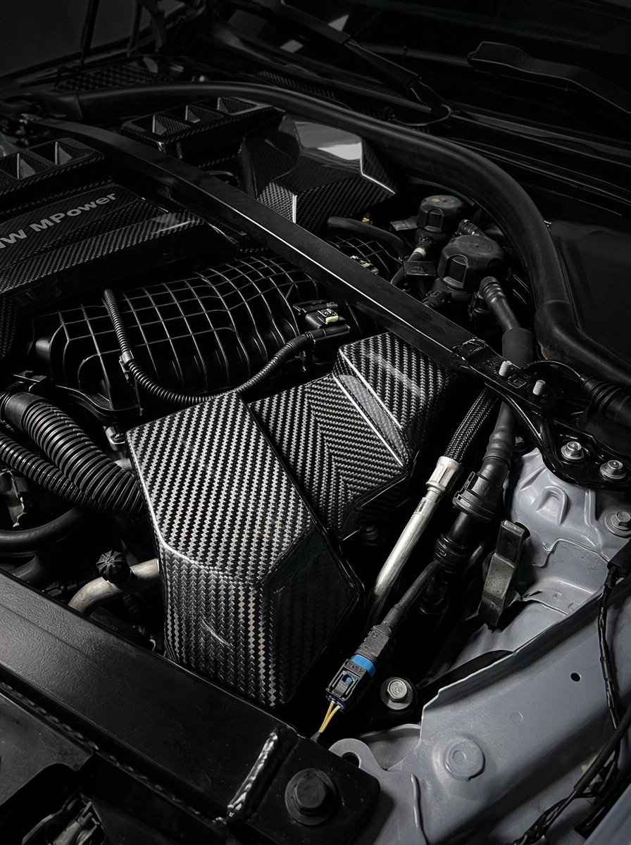 BMW 3/4 Series G80/G81/G82/G83/G87 Carbon Fiber ECU Cover (2021+)