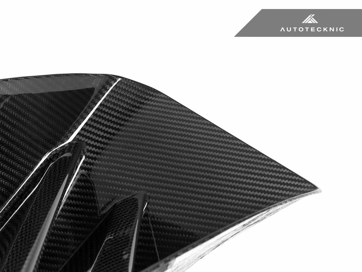 AutoTecknic Dry Carbon Corsa Front Bumper Lower Vent Set - G87 M2