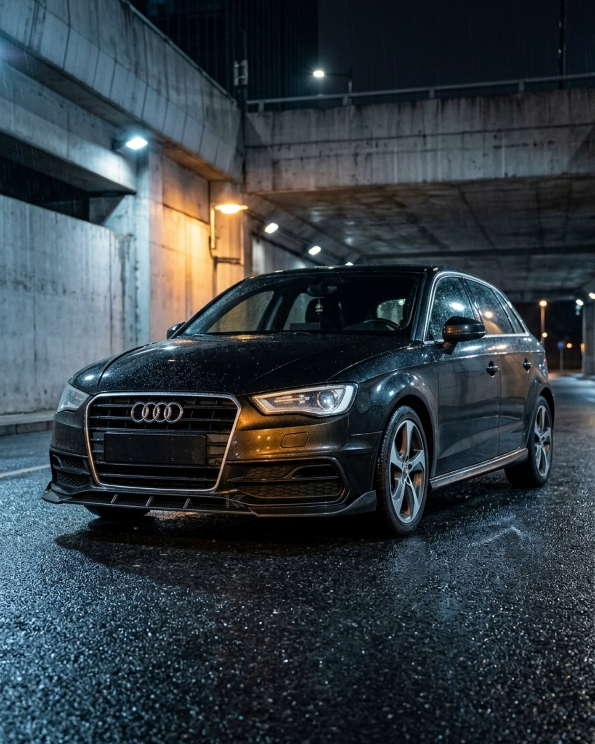 2014–2016 Audi A3 S-Line / S3 8V Hatchback Front Lip Splitter – Pre-Preg Dry Carbon Fiber