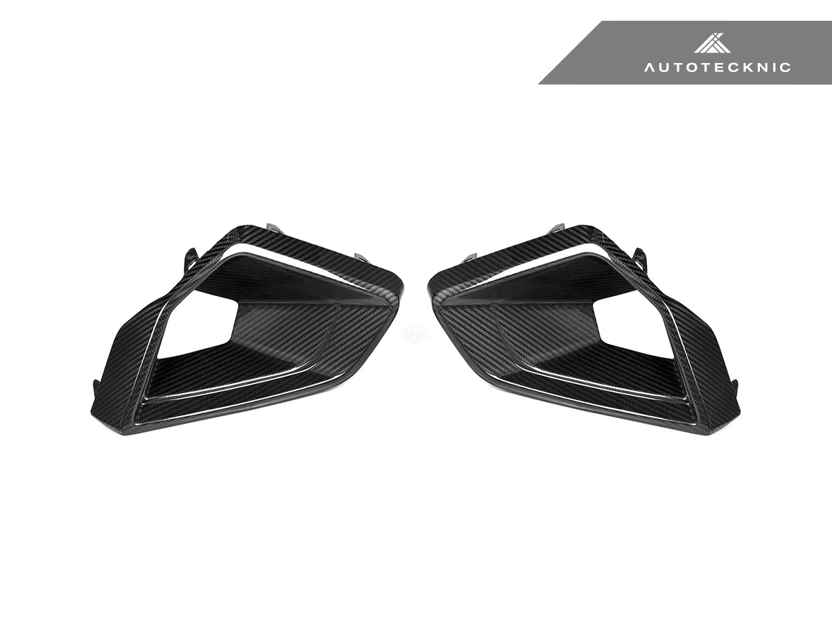 AutoTecknic Carbon Fiber Front Bumper Air Vent Set - G05 X5 M-Sport LCI