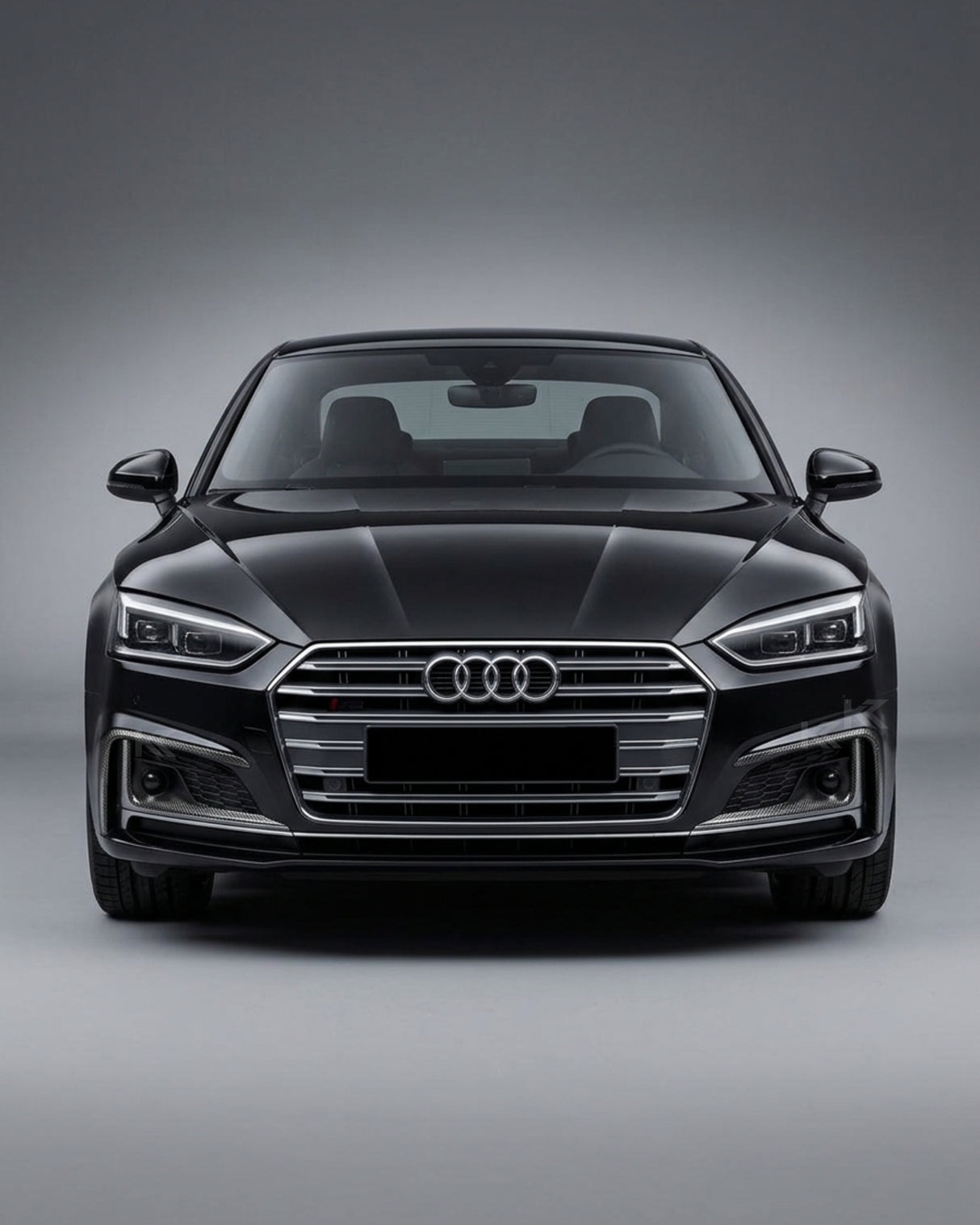 2017–2019 Audi A5 S-Line / S5 B9 Front Bumper Canards – Carbon Fiber