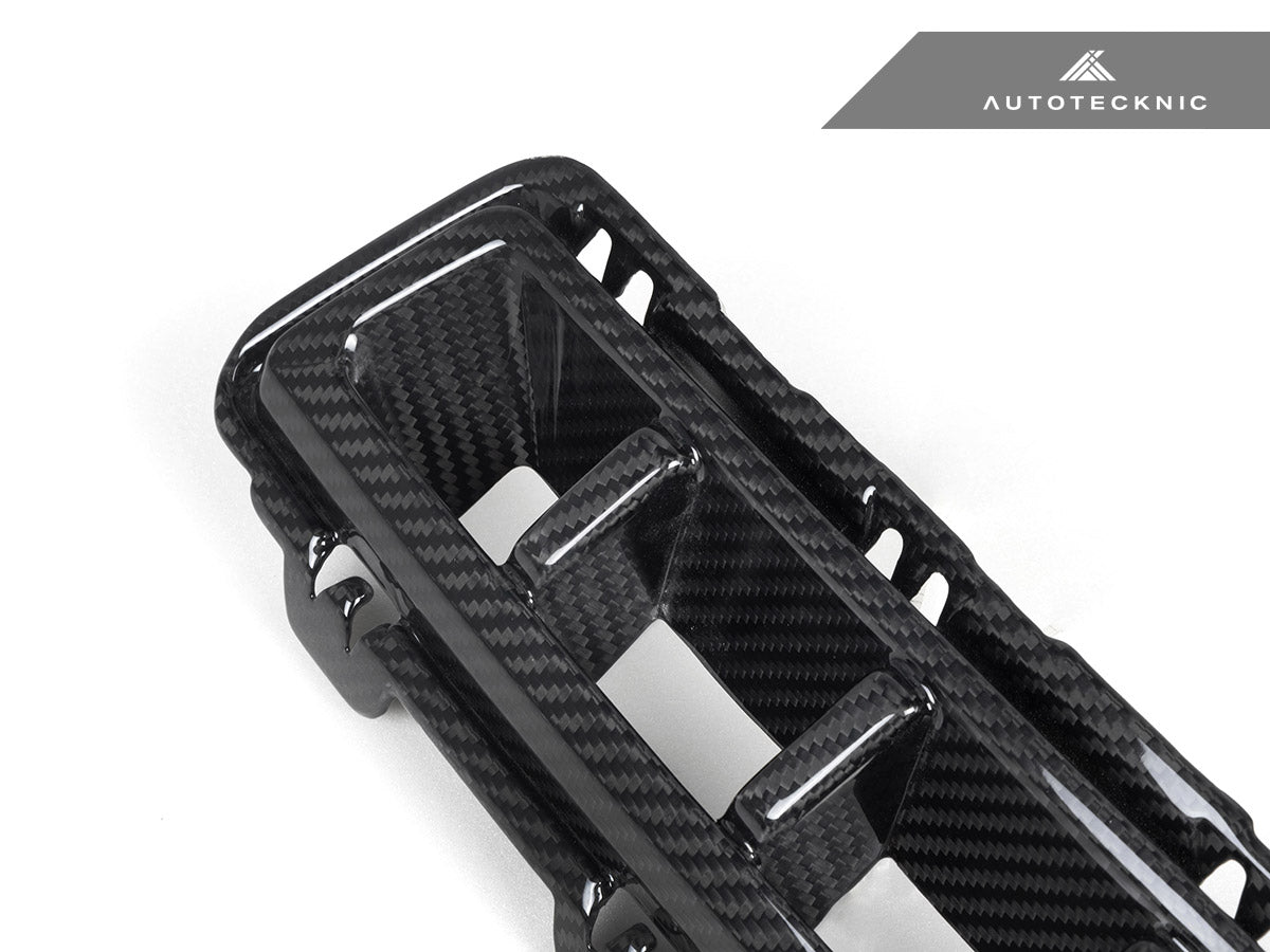 AutoTecknic Carbon Fiber Front Bumper Trim Set - G05 X5 M-Sport LCI