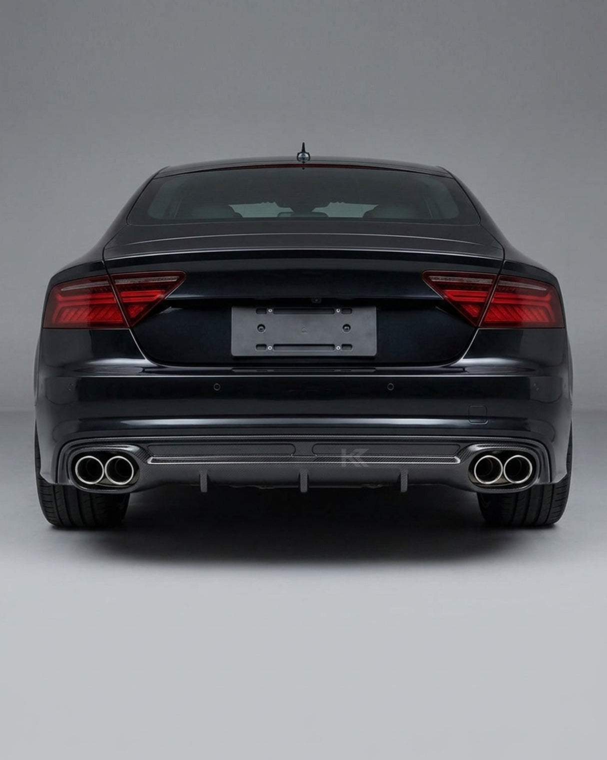 2013–2016 Audi A7 S-Line C7 Sportback Rear Bumper Diffuser – Carbon Fiber