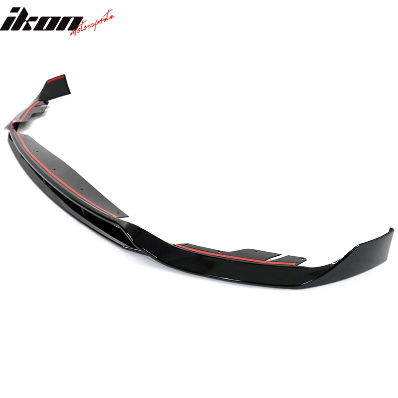 2021-2023 BMW G30 G31 LCI 5-Series Gloss Black Front Bumper Lip