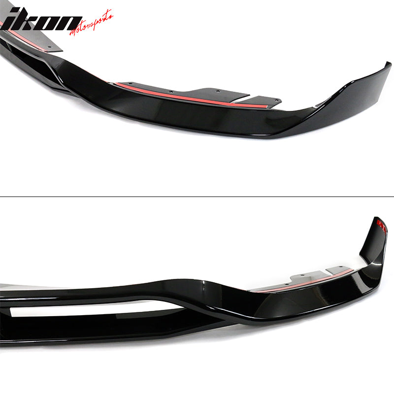 2021-2023 BMW G30 G31 LCI 5-Series Gloss Black Front Bumper Lip