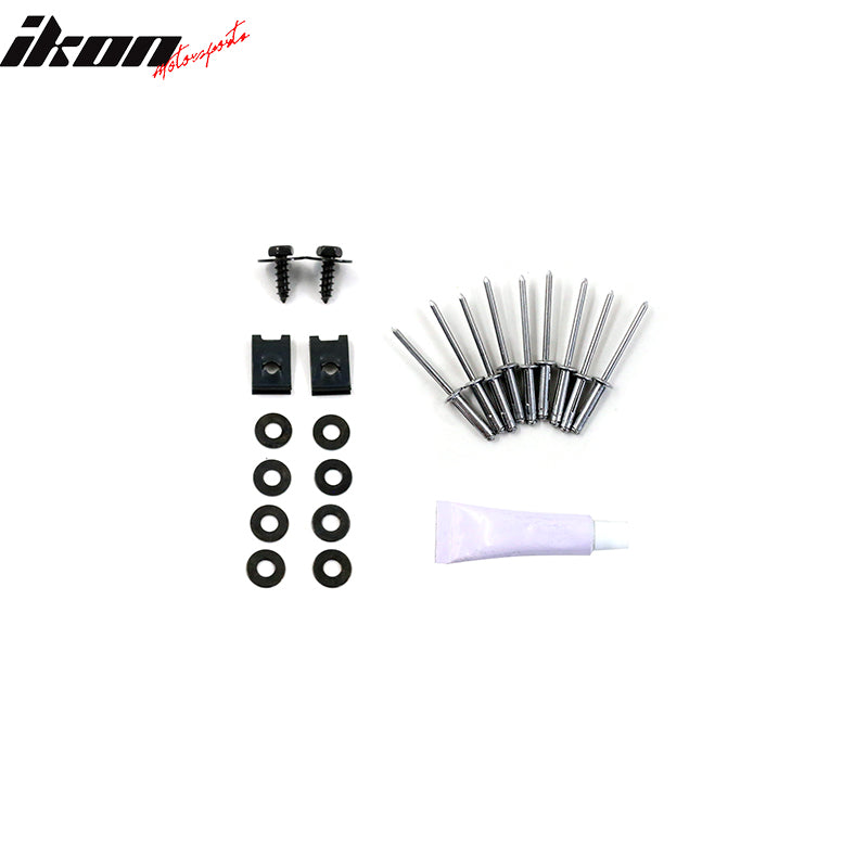 2021-2023 BMW G30 G31 LCI 5-Series Gloss Black Front Bumper Lip