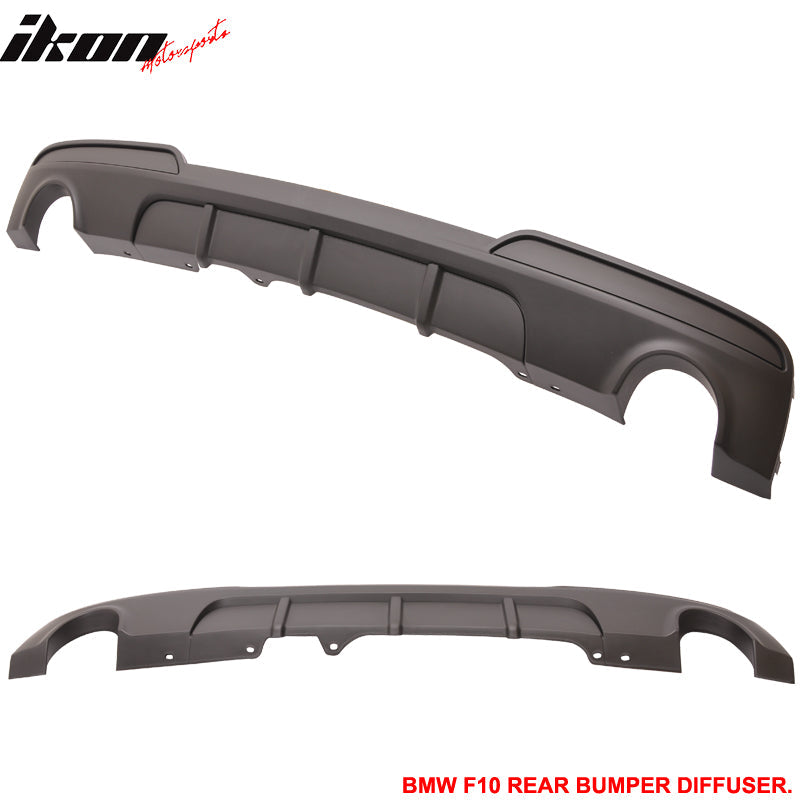 2011-2016 BMW F10 535i Sedan MP Style PP Rear Bumper Lip Diffuser
