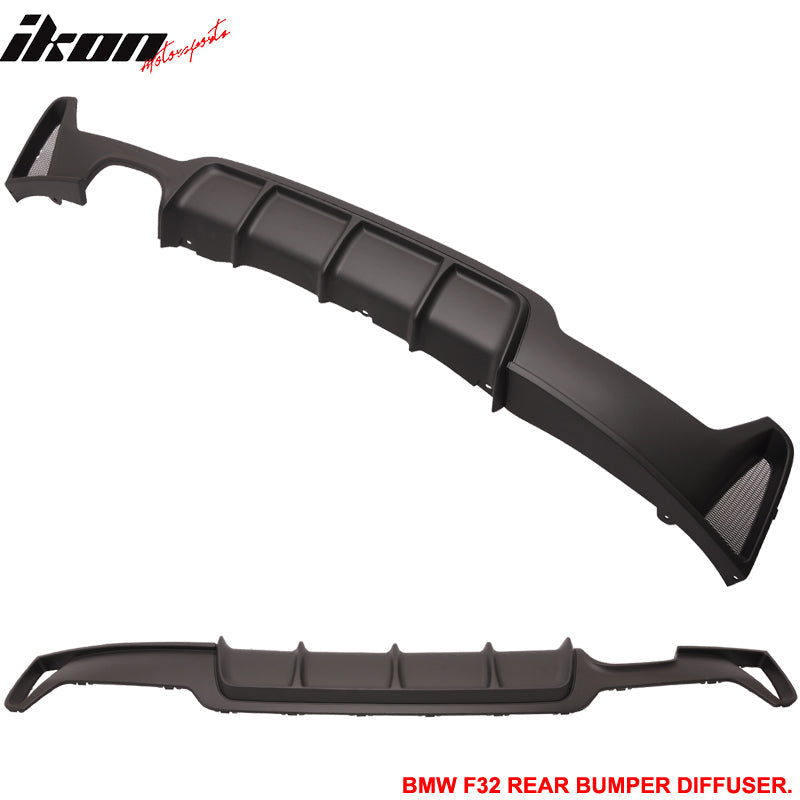 2014-2020 BMW F32 F33 xDrive MP Single Dual Exhaust Rear Bumper