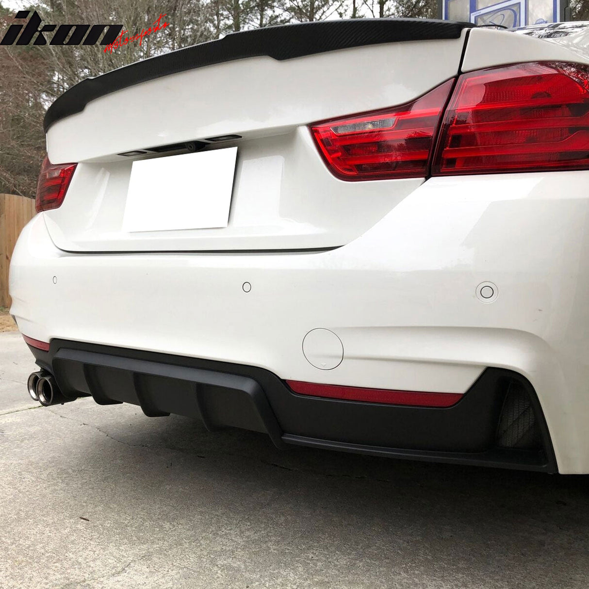 2014-2020 BMW F32 F33 xDrive MP Single Dual Exhaust Rear Bumper