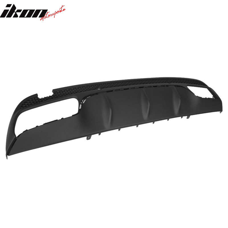 2015-2018 Mercedes W205 C63 AMG Style Rear Bumper Diffuser w/ Tip