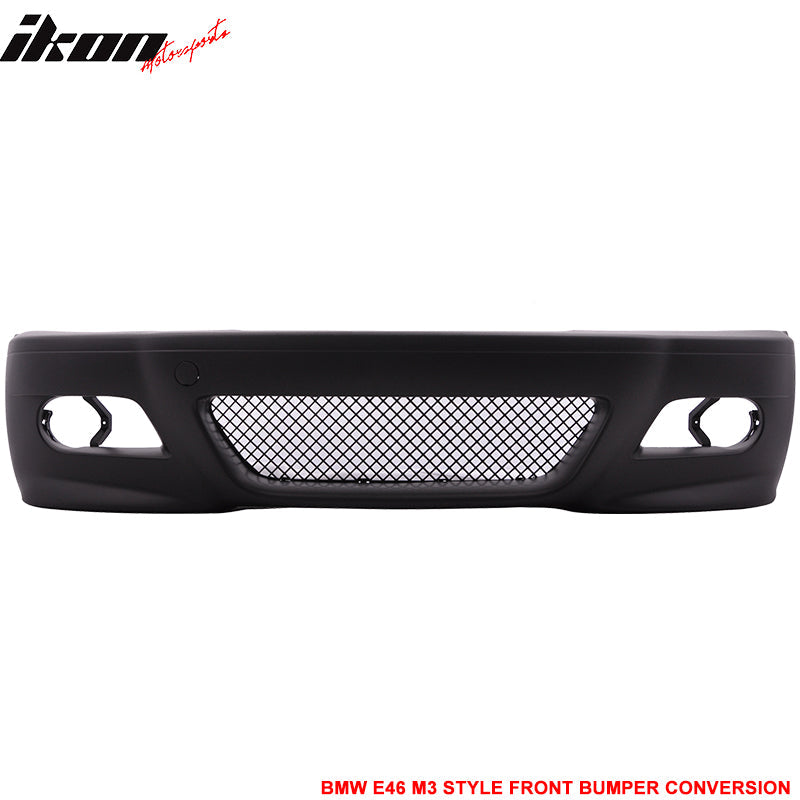 1999-2006 BMW E46 323i 325i 330i Sedan Front Bumper Cover Conversion