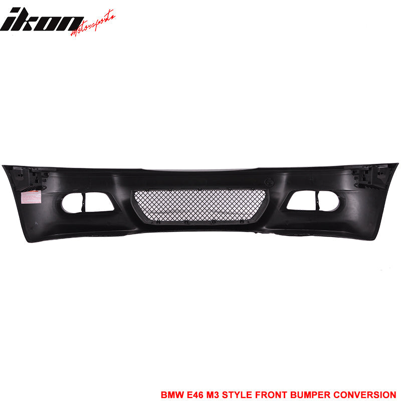 1999-2006 BMW E46 323i 325i 330i Sedan Front Bumper Cover Conversion