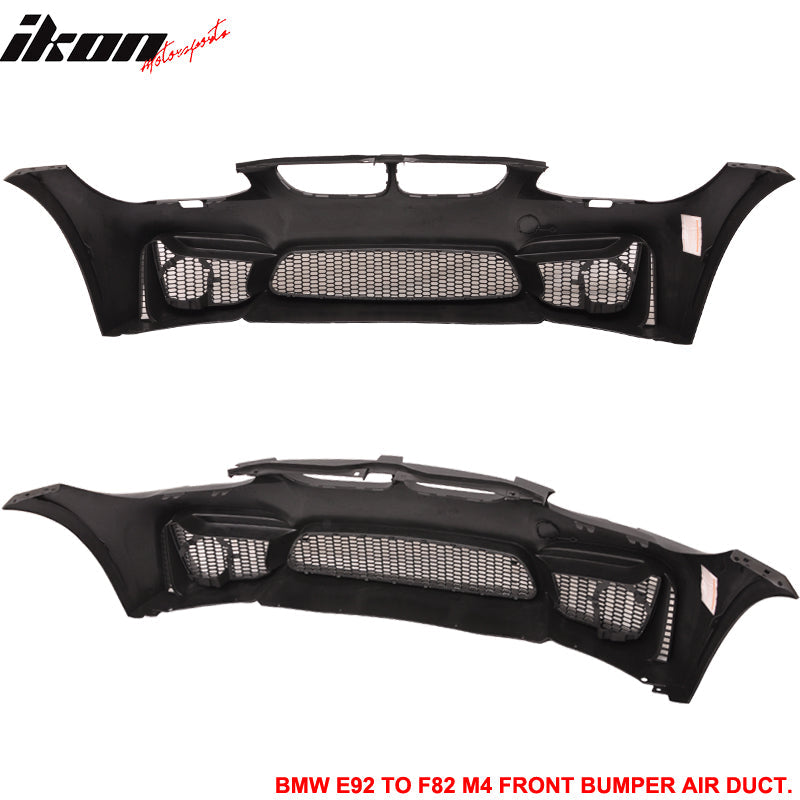 Fits 11-13 E92 E93 LCI M4 Conversion Front+Rear Bumper Polypropylene