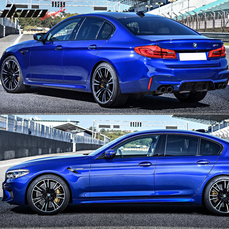 2017-2020 BMW G30 to M5 Style Front Rear Bumpers Side Skirts Fenders