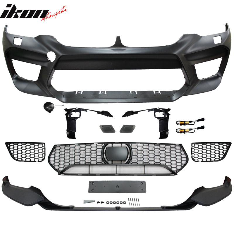 2017-2020 BMW G30 Sedan M5 Style Front Bumper w/ Lip & Fog Cover