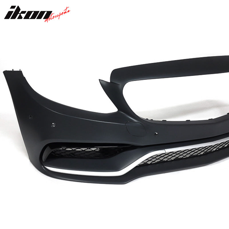Fits 15-18 Benz W205 C-Class C63 PP Front Bumper Kit