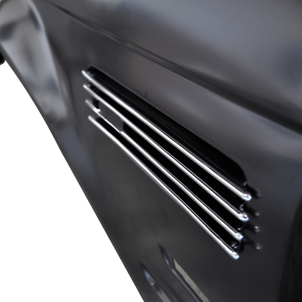 Fits 98-01 E46 M3 Metal Fenders + Chrome Side Vent