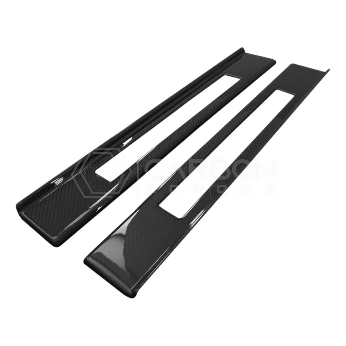 2024+ S650 Mustang Hard Carbon Fiber Door Sills Trim Cover