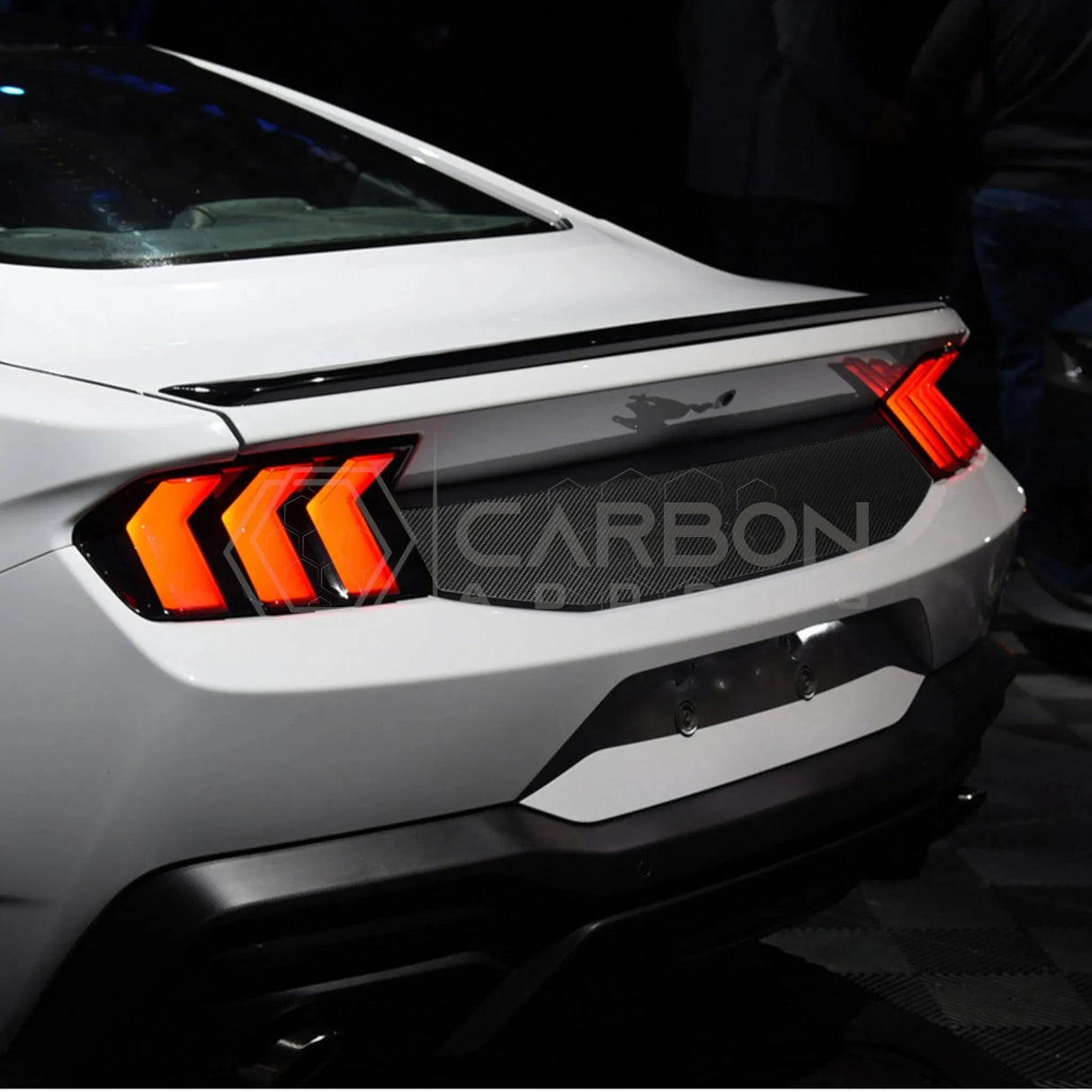 2024+ S650 Mustang Hard Carbon Fiber Lower Trunk Panel Cover