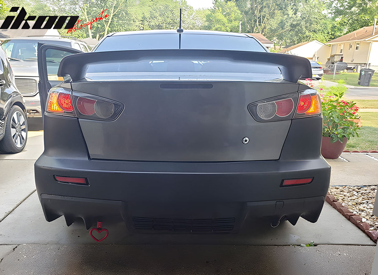 2008-2015 Mitsubishi Lancer EVO X Style Rear Bumper Cover PP