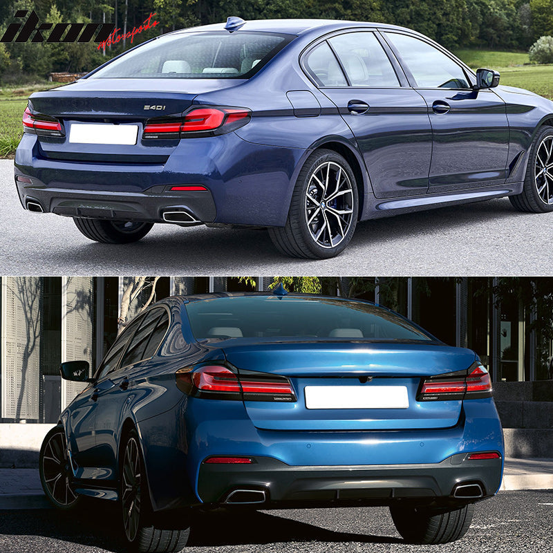 2021-2023 BMW G30 M-Tech Style M Sport Rear Bumper Cover Conversion
