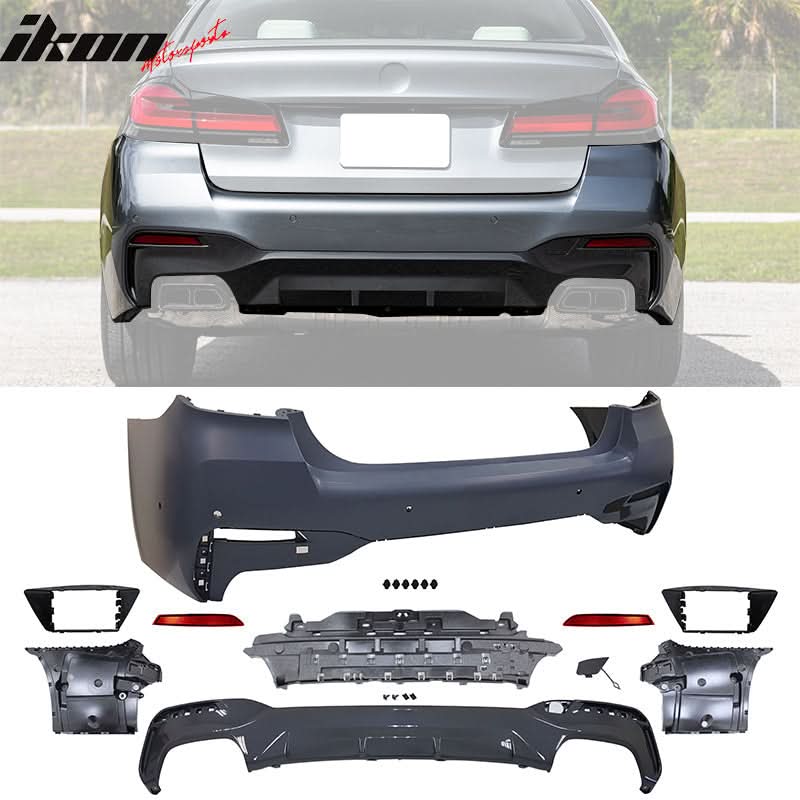 2021-2023 BMW G30 M550 Style MSport Front Rear Bumper Cover Side Skirt