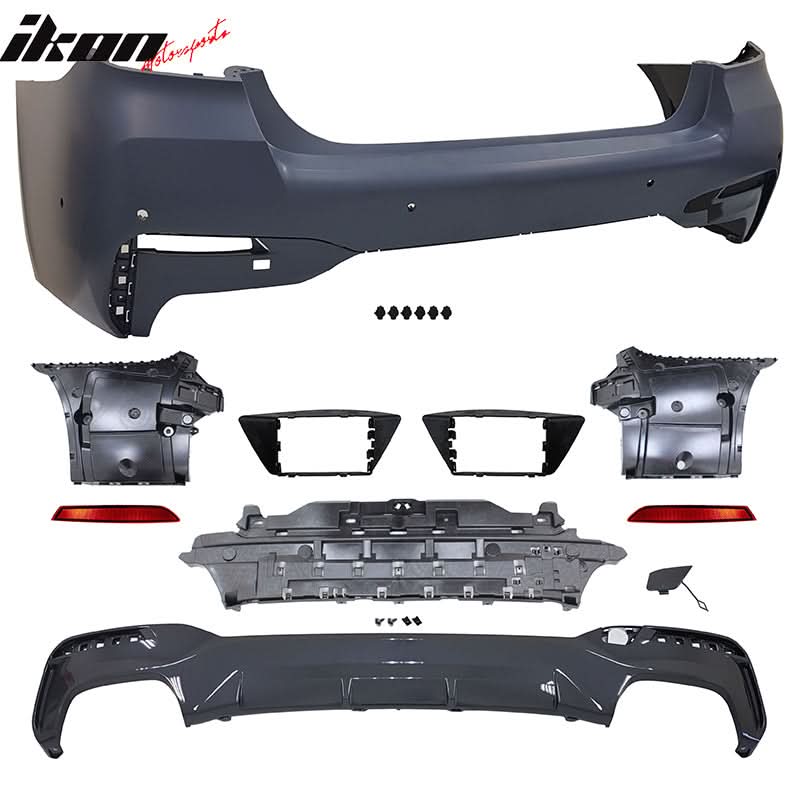 2021-2023 BMW G30 M550 Style M Sport Rear Bumper Cover Conversion