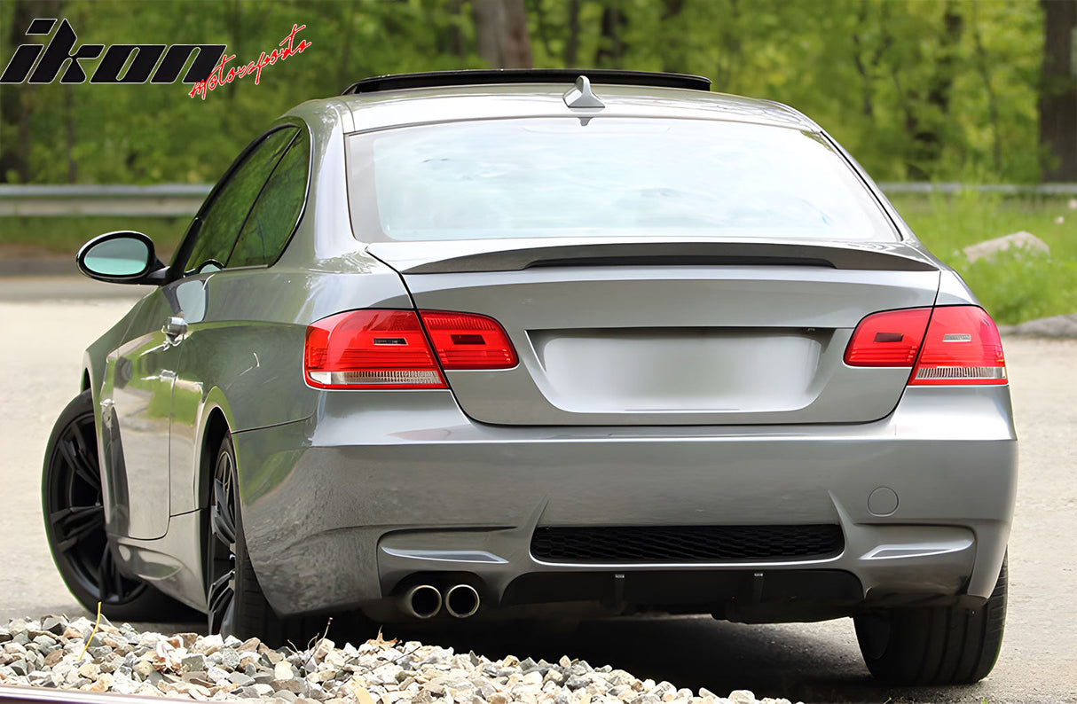 2007-2013 BMW E92 E93 M3 Style Single Exhaust Rear Bumper Cover