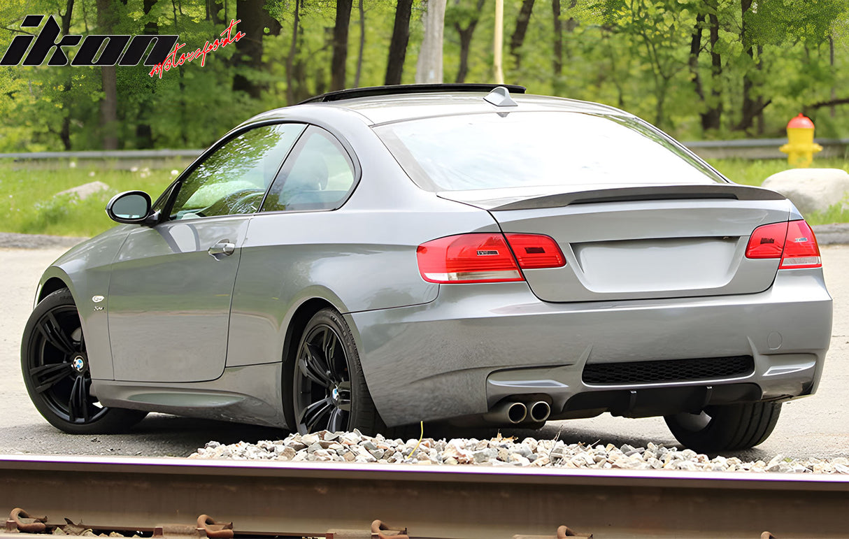 2007-2013 BMW E92 E93 M3 Style Single Exhaust Rear Bumper Cover