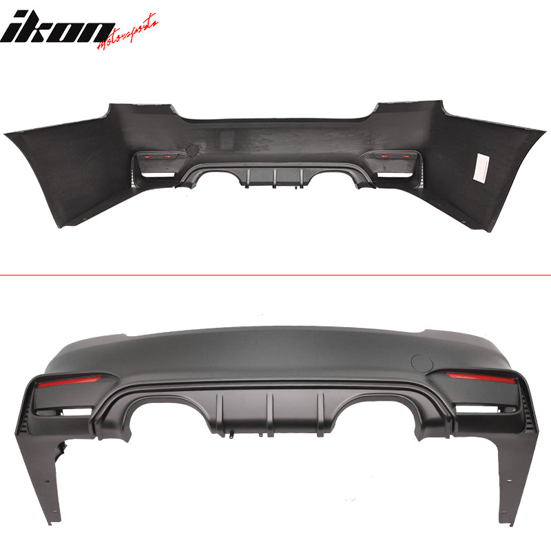 2007-2013 BMW E92 2Dr M4 Style Unpainted Rear Bumper Cover Conversion