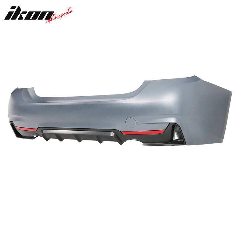 2014-2020 BMW F32 435i M-P Style Dual Outlet Rear Bumper Conversion PP