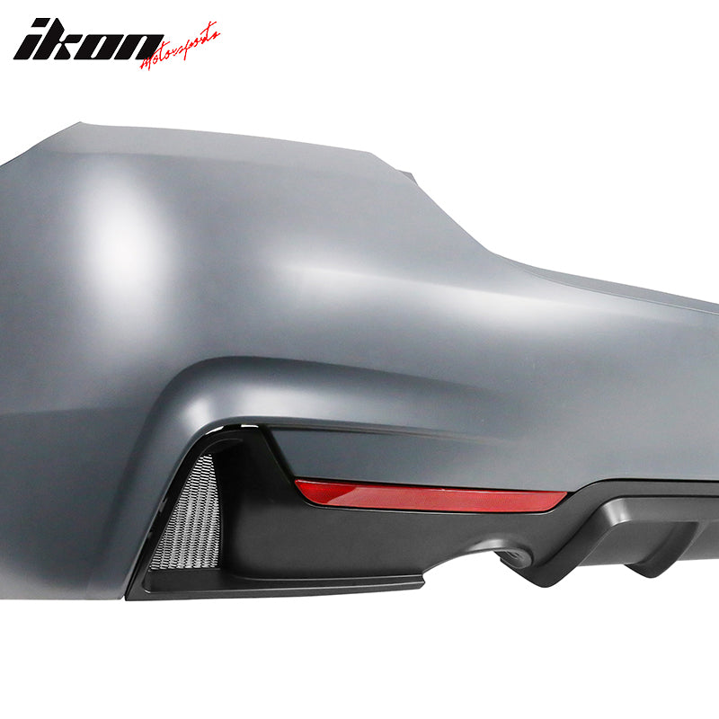2014-2020 BMW F32 435i M-P Style Dual Outlet Rear Bumper Conversion PP