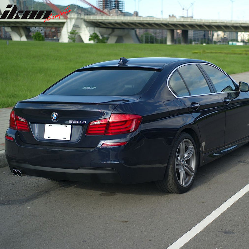 2011-2016 BMW F10 5-Series MTech Style Single Outlet Rear Bumper Cover