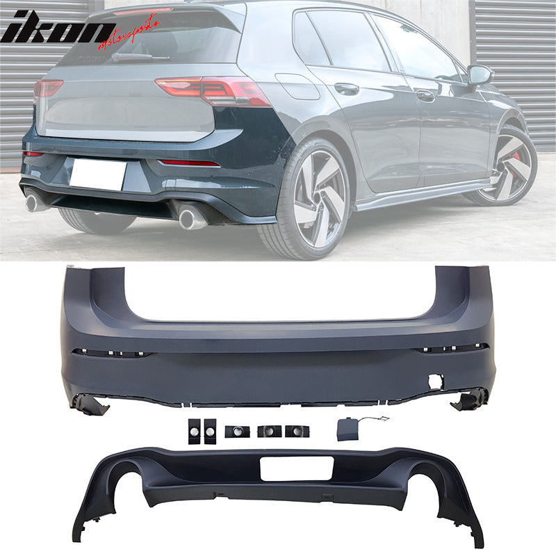 2022-2024 VW Golf GTI MK8 GTI Style Front Rear Bumper Cover Side Skirt