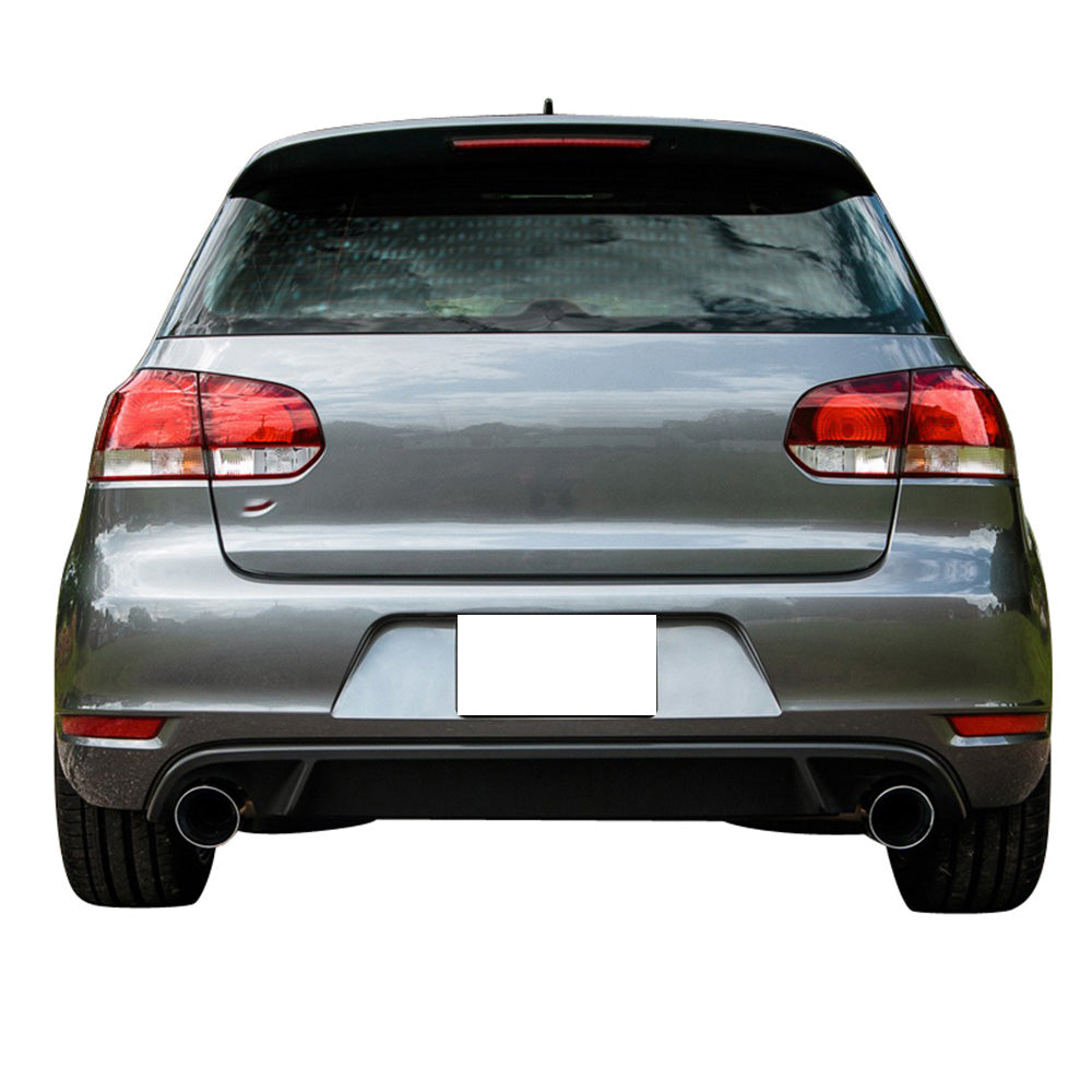 2010-2014 VW Golf 6 MK6 Twin Muffler Outlet Rear Bumper Diffuser