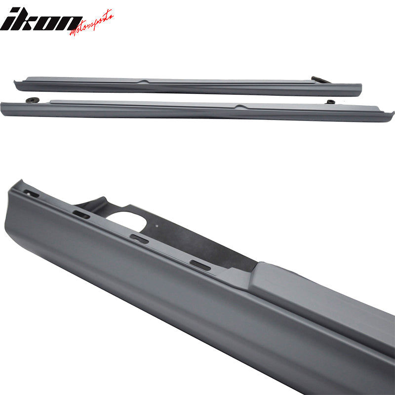 2007-2013 Benz W221 S CLASS AMG Style Unpainted Black Side Skirts PP
