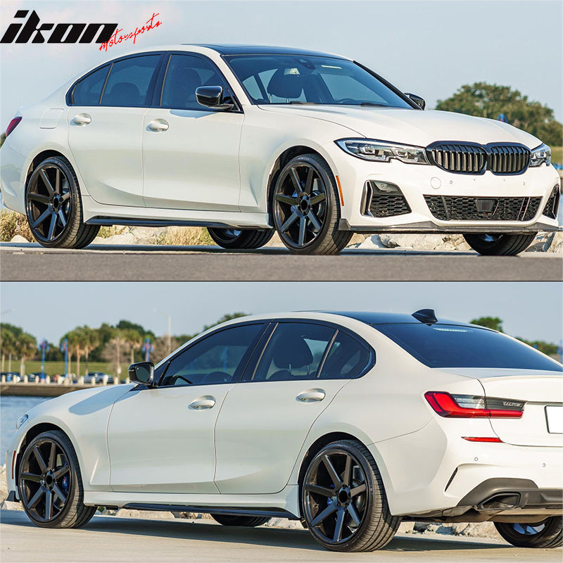 2019-2023 BMW 3 Series G20 MP Style Side Skirts+ Rocker Panel w/ Light