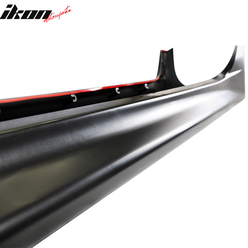 2008-2015 Mitsubishi Lancer EVO Side Skirts Unpainted Black PP Pai
