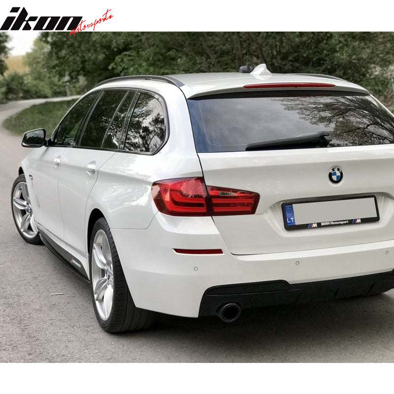 2011-2016 BMW F10 5 Series M-Performance Style Black Side Skirts PP