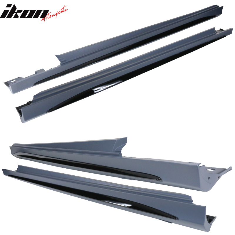 2015-2018 Benz W205 C-Class C63 AMG Style Unpainted Side Skirts PP