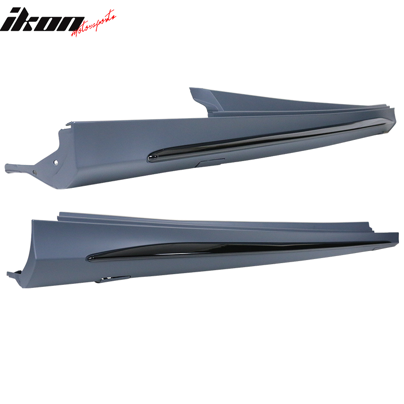 2015-2018 Benz W205 C-Class C63 AMG Style Unpainted Side Skirts PP