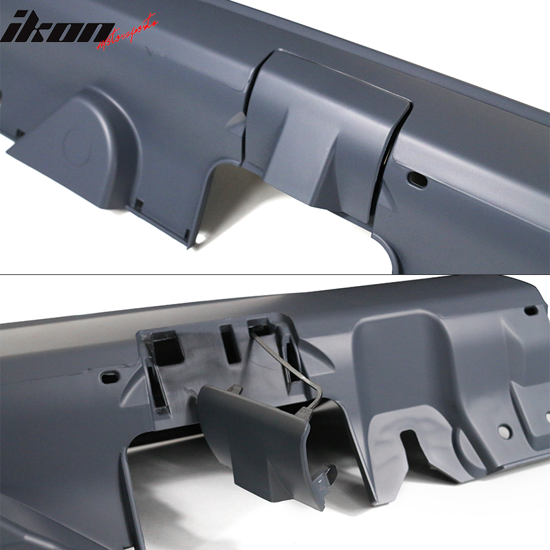 2015-2018 Benz W205 C-Class C63 AMG Style Unpainted Side Skirts PP