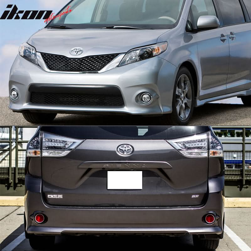 2011-2017Â Toyota Sienna Front Rear Bumper Cover Conversion Grill PP