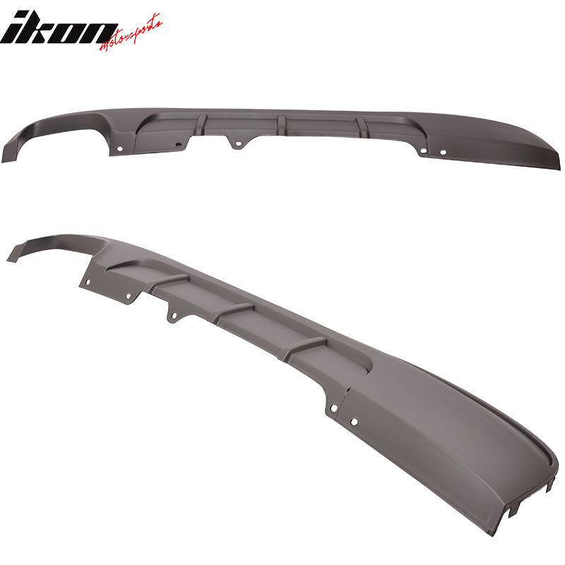 2011-2016 BMW F10 MP Style Rear Bumper Lip Diffuser Single Outlet PP