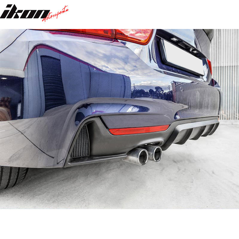 2014-2020 BMW F32 F33 xDrive MP Single Dual Exhaust Rear Bumper