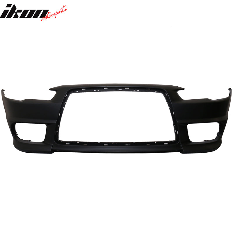 2008-2015 Mitsubishi Lancer EVO Style Unpainted Front Bumper Cover PP