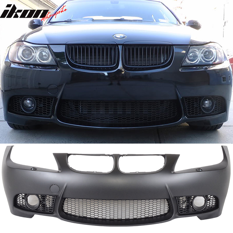 Fits 09-11 E90 3-Series M3 PP Front Bumper + Foglight Fog Lamp